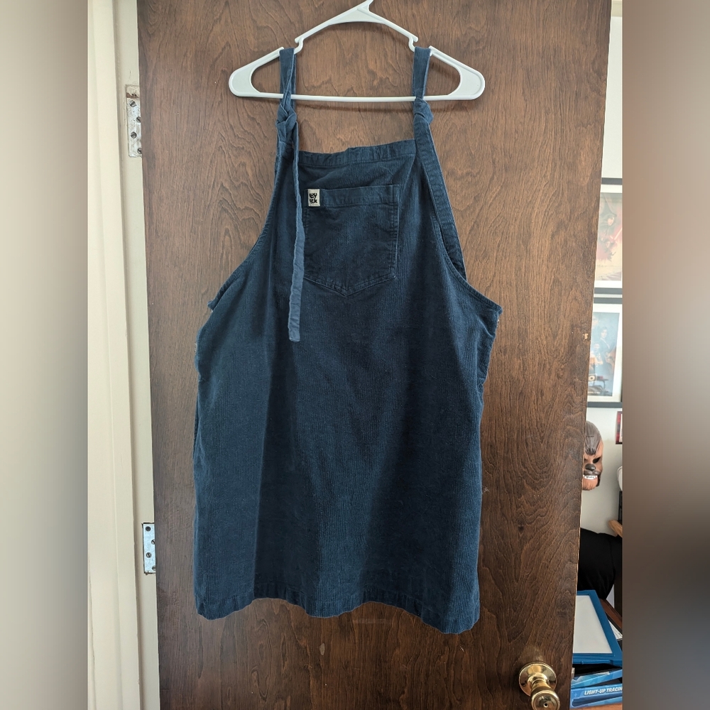 Lucy and Yak Mini Pini Corduroy Dress Navy